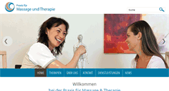 Desktop Screenshot of praxismassagetherapie.ch