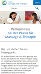 Mobile Screenshot of praxismassagetherapie.ch